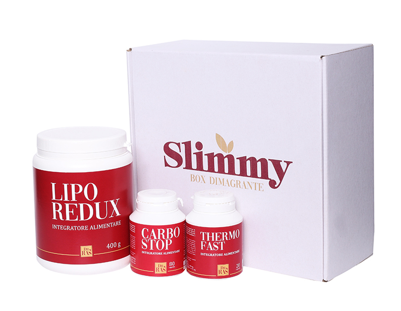 <strong>Slimmy Box</strong> è l’innovativo percorso dimagrante ideato dal team